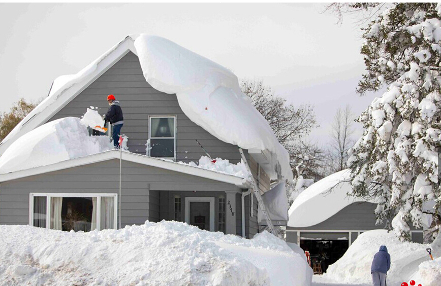 美國東北部遭大雪襲擊 屋頂融雪電伴熱很有效